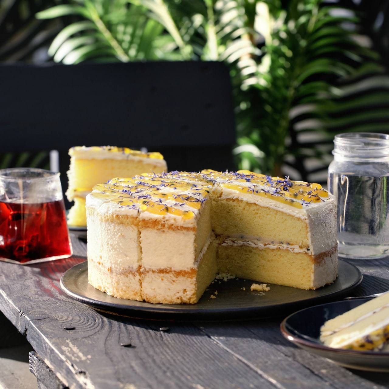 Fruity Passionfruit & Lime Cake