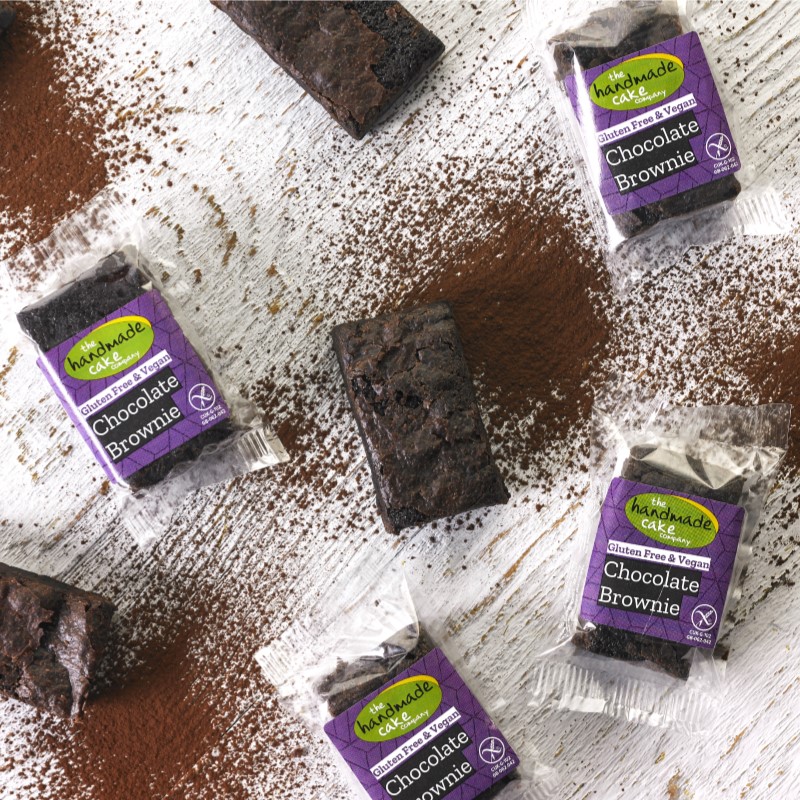 Gluten Free & Vegan Mini Chocolate Brownie
