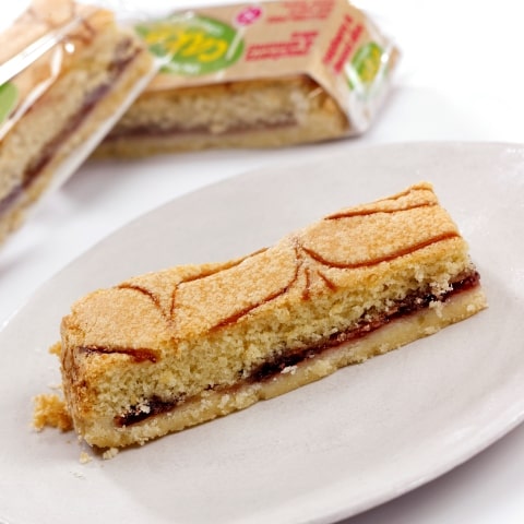 Gluten-Free Raspberry & Almond Slice - Individual Portion