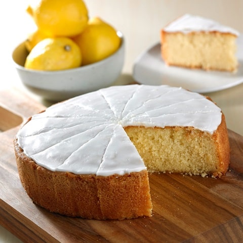 Iced Lemon Drizzle Cake