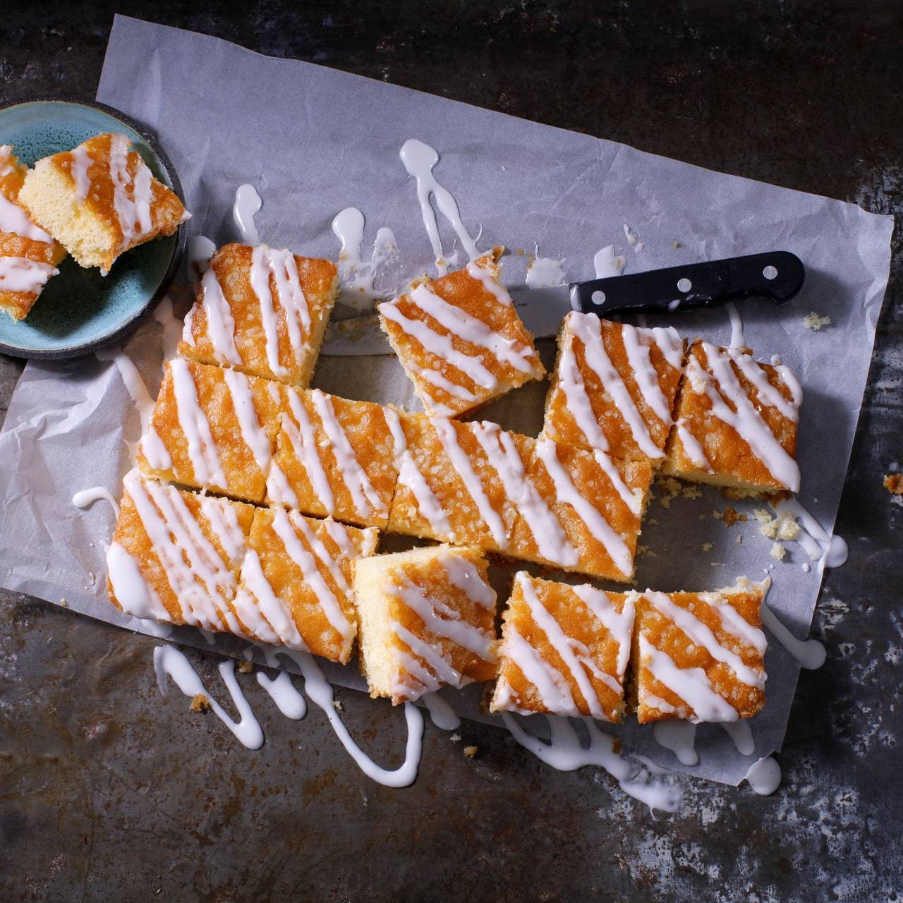 Gluten-Free Lemon Drizzle Slice