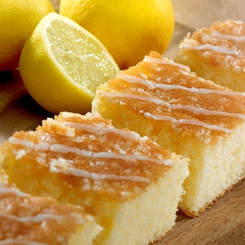 Gluten-Free Lemon Drizzle Slice