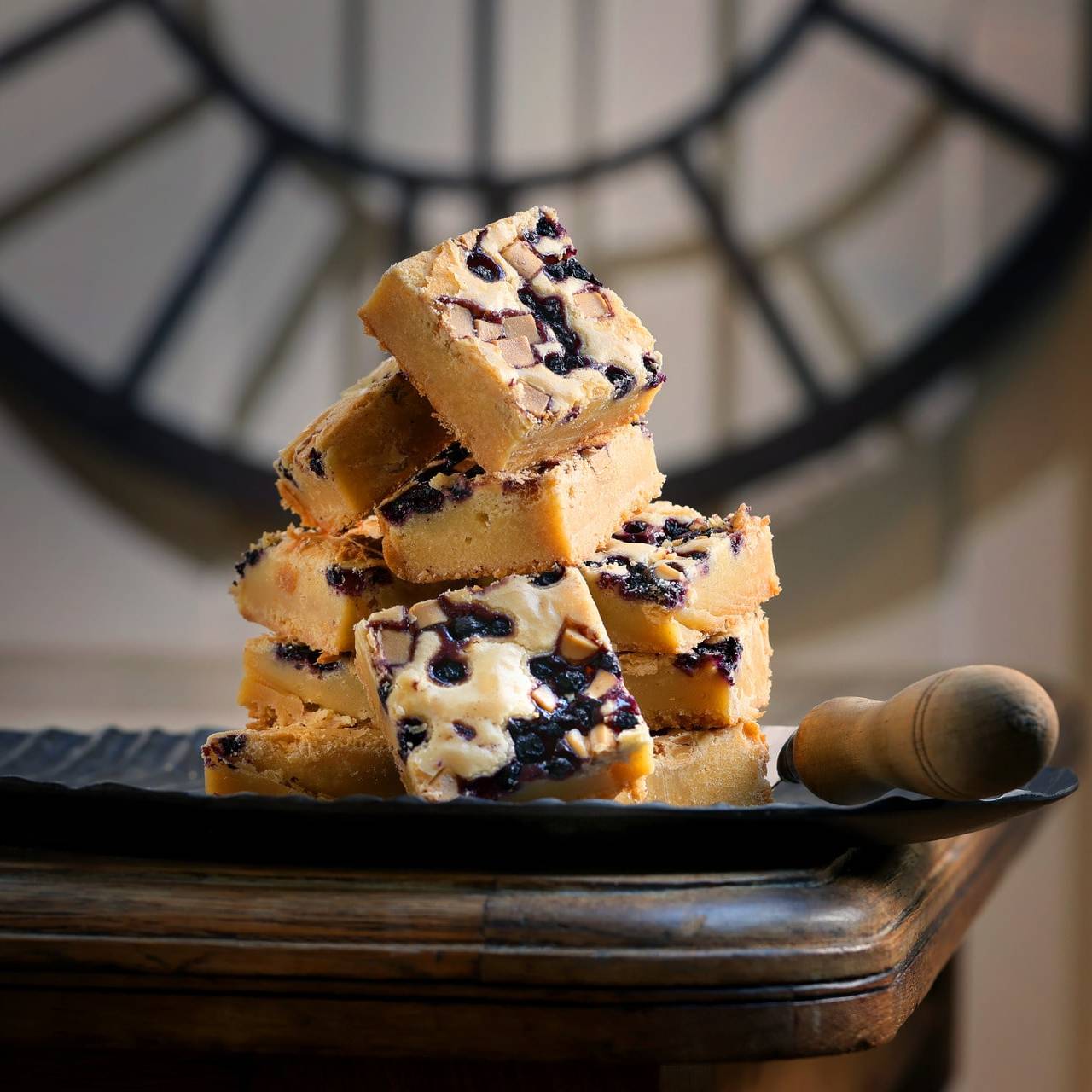 Lemon & Blueberry Blondie