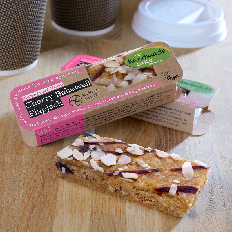 Gluten Free & Vegan Bakewell Flapjack