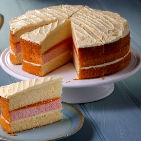 Battenberg Layer Cake