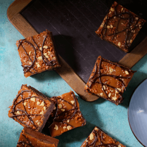 Salted Caramel & Honeycomb Brownie