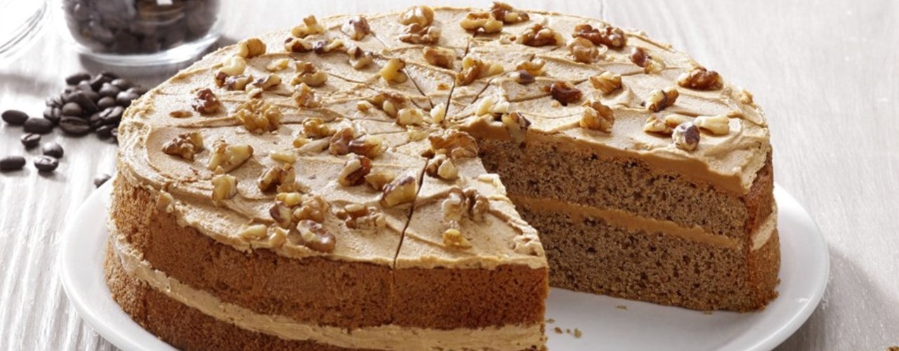 Coffee and Walnut Cake