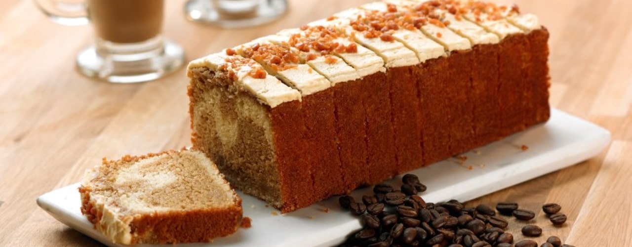 Salted Caramel Latte Loaf Cake 