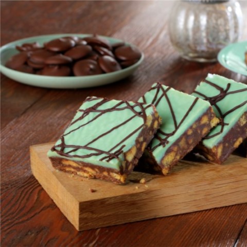 Mint Tiffin Traybake