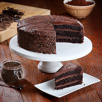 Vegan Belgian Chocolate Fudge Cake
