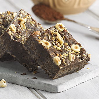 Gluten Free & Vegan Praline Chocolate Brownie