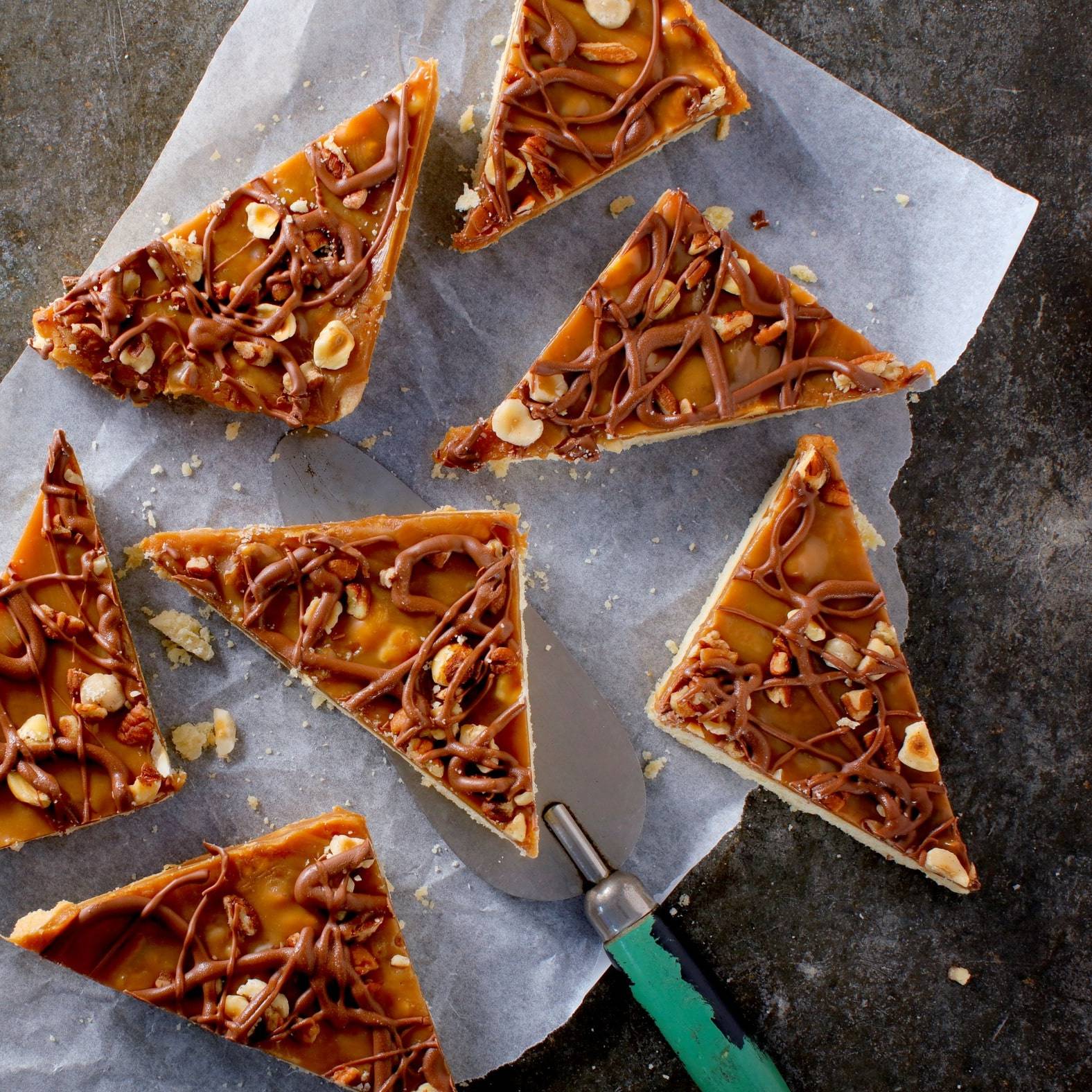 Salted Caramel & Nut Slice