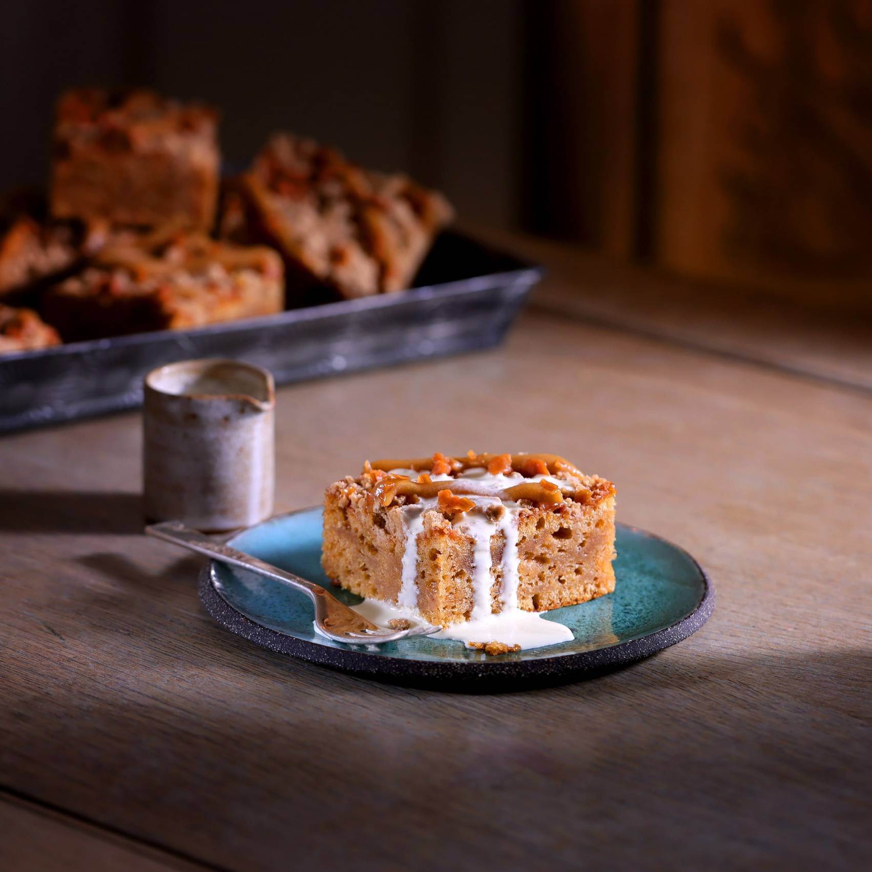 Toffee Apple Crumble Traycake