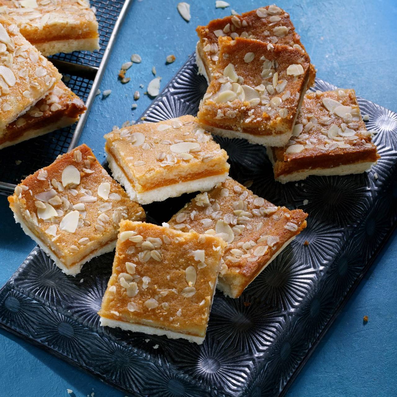 Vegan Apricot, Orange & Almond Slice