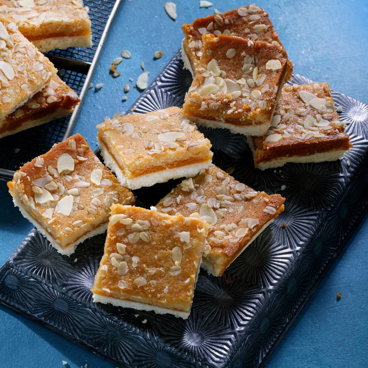 Vegan Apricot, Orange & Almond Slice