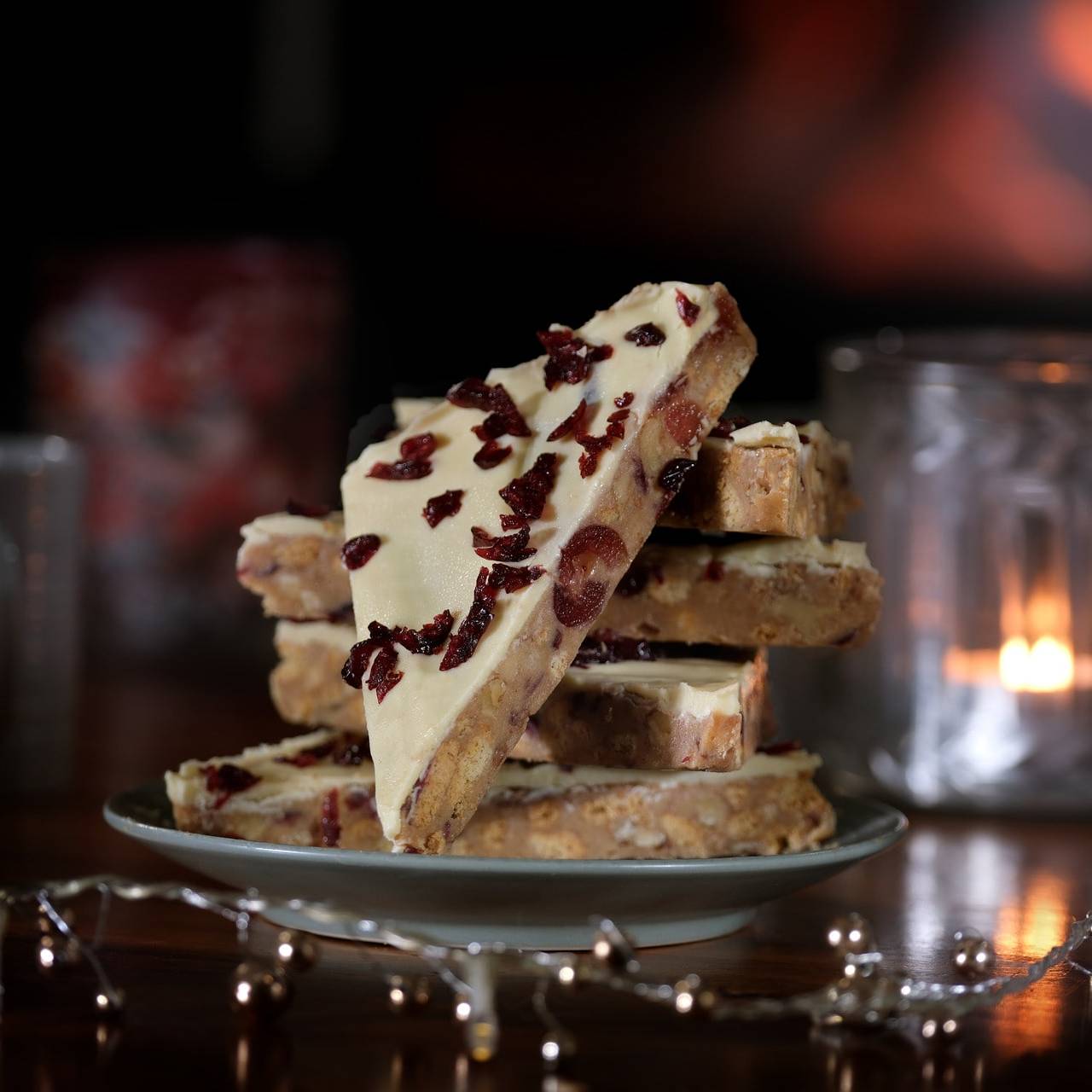 White Chocolate & Cranberry Tiffin