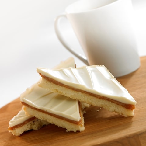 White Chocolate Caramel Shortcake